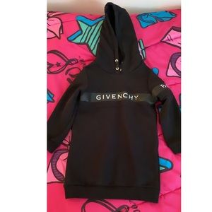 Girls Givenchy hoodie dress size 5